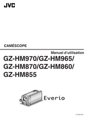 JVC Everio GZ-HM870 Manuel D'utilisation
