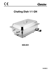 Bartscher Chafing Dish 1/1 GN Mode D'emploi
