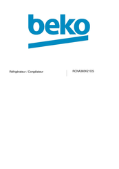 Beko RCNA365K21DS Mode D'emploi