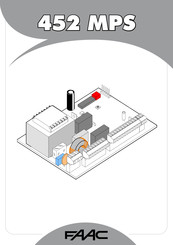 FAAC 452 MPS Manuel D'utilisation