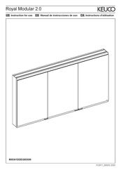 KEUCO Royal Modular 2.0 800301DDEG0500 Serie Instructions D'utilisation