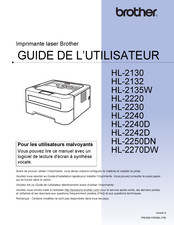 Brother HL-2220 Guide De L'utilisateur