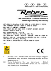 REBER 96 N Série Notice D'utilisation Et Entretien