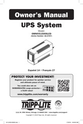 Tripp-Lite OMNIVS1500XLCD Manuel D'utilisation