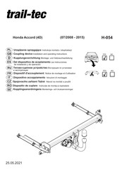 Trail-Tec H-054 Notice De Montage Et D'utilisation