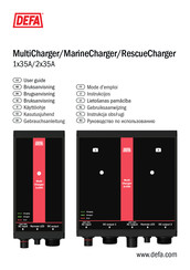 DEFA RescueCharger 2x35A Mode D'emploi