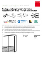 Rauch M2106 Instructions De Montage