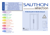 SAUTHON easy PURE BLANC & SILEX GX191A Instructions De Montage