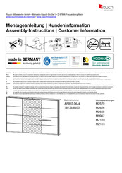 Rauch M2668 Instructions De Montage