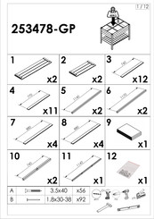 CAMIF 253478-GP Instructions De Montage