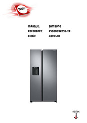 Samsung RS68N8320S9/EF Guide D'utilisation