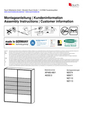 Rauch AP489.4801 Instructions De Montage