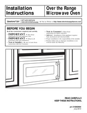 Electrolux EI30BM60MS Manuel D'installation