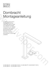 Dornbracht 32 800 680-FF Instructions De Montage