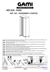 Gami FARO K20 Instructions De Montage