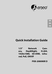 Eneo PXB-2080MIR D Guide D'installation Rapide