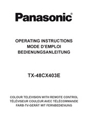 Panasonic TX-48CX403E Mode D'emploi
