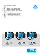 Güde GIS 142 Traduction Du Mode D'emploi D'origine