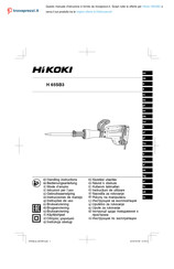 Hitachi Koki H 65SB3 Mode D'emploi