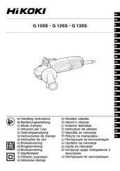 HIKOKI G 12SS Mode D'emploi