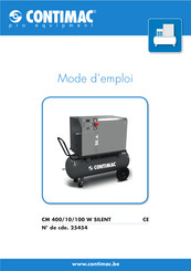 Contimac CM 400/10/100 W SILENT Mode D'emploi