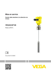 Vega VEGACAP 66 Mise En Service