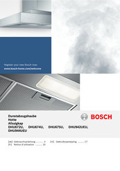 Bosch DHU944UEU Notice D'utilisation