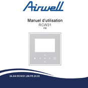 Airwell RCW31 Manuel D'utilisation