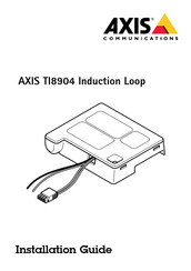 Axis Communications TI8904 Instructions D'installation