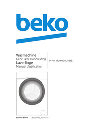 Beko WMY 81443 LMB2 Manuel D'utilisation