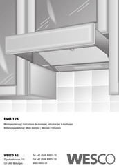 Wesco EVM 124 Instructions De Montage