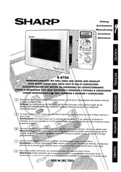 Sharp R-870A Mode D'emploi