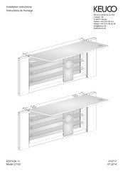 KEUCO 21102 Instructions De Montage
