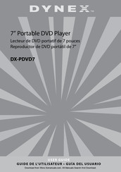 Dynex DX-PDVD7 Guide De L'utilisateur