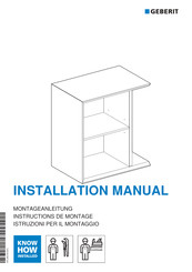 Geberit iCon 502.324.JR.1 Instructions De Montage