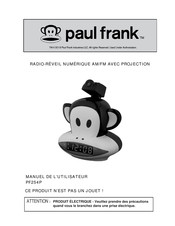 Paul frank PF254P Manuel De L'utilisateur