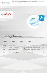 Bosch KIL42ADE0 Notice D'utilisation