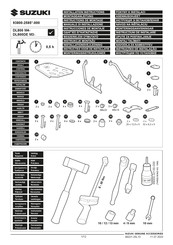 Suzuki 93800-2585-000 Serie Instructions De Montage