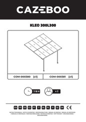 CAZEBOO COM-000381 Instructions De Montage