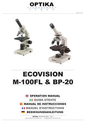 Optika Italy ECOVISION BP-20 Manuel D'instructions