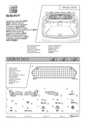 Seat 5F9.061.205.B Instructions De Montage