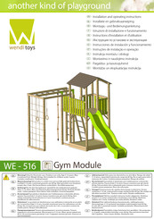wendi toys Gym Module WE-516 Instructions D'installation Et D'utilisation