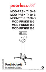 peerless-AV MOD-PRSKIT300-B Mode D'emploi