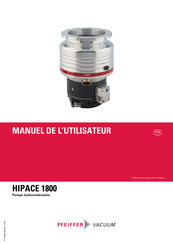 Pfeiffer Vacuum HIPACE 1800 Manuel De L'utilisateur