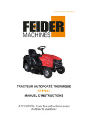 FEIDER Machines FRT70EL Manuel D'instructions