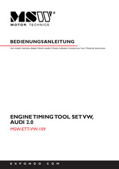 MSW Motor Technics MSW-ETT-VW-109 Manuel D'utilisation