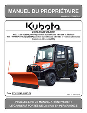 Kubota 77700-VC5045 Manuel Du Propriétaire