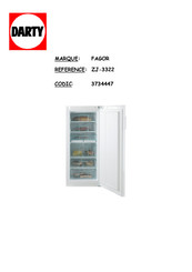 Fagor ZJ-3322 Guide D'installation & D'utilisation