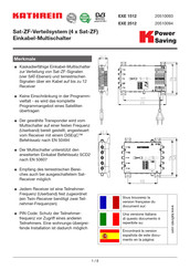 Kathrein EXE 2512 Mode D'emploi