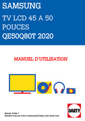 Samsung QE50Q80T Manuel